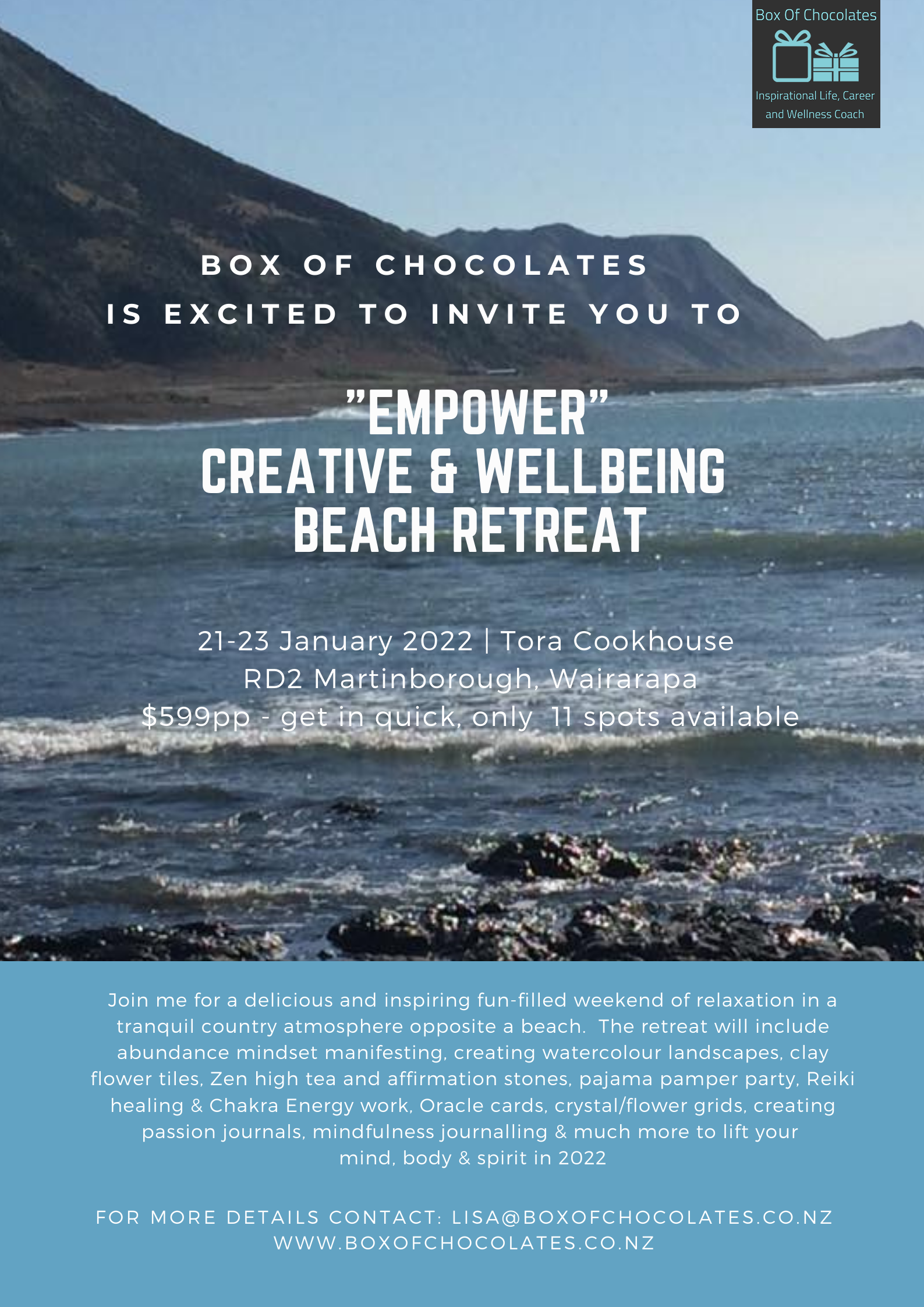 EMPOWER - Creative & Wellbeing Beach Retreat